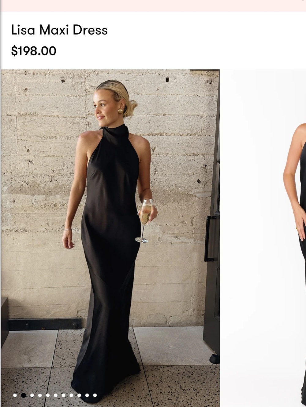 Lisa Maxi Dress - show me your mumu- Black